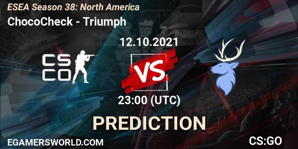 Prognose für das Spiel Party Astronauts VS Triumph. 13.10.2021 at 00:00. Counter-Strike (CS2) - ESEA Season 38: North America 