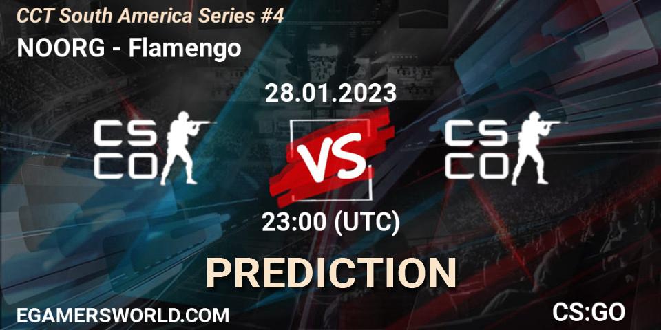 Prognose für das Spiel NOORG VS Flamengo. 28.01.23. CS2 (CS:GO) - CCT South America Series #4