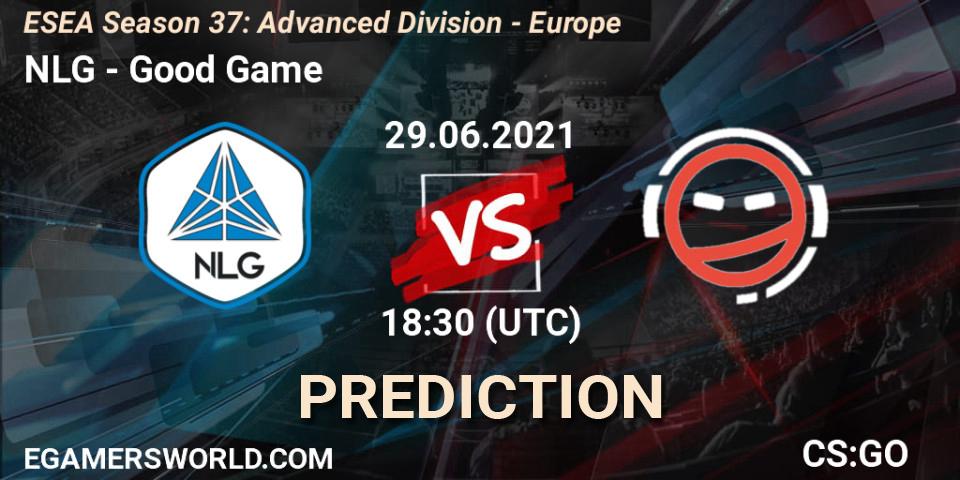 Prognose für das Spiel NLG VS Good Game. 29.06.21. CS2 (CS:GO) - ESEA Season 37: Advanced Division - Europe