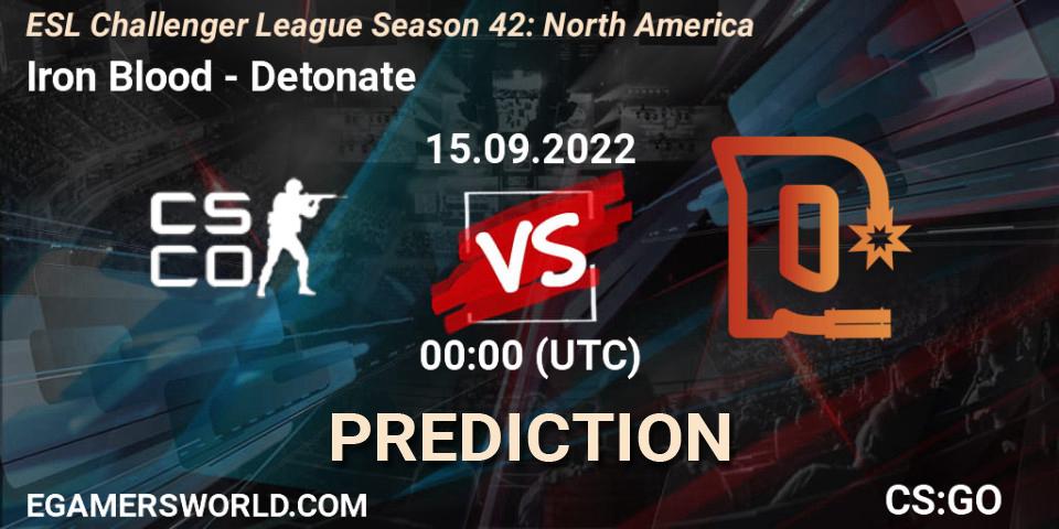 Prognose für das Spiel Iron Blood Gaming VS Task Force 141. 28.09.2022 at 00:00. Counter-Strike (CS2) - ESL Challenger League Season 42: North America