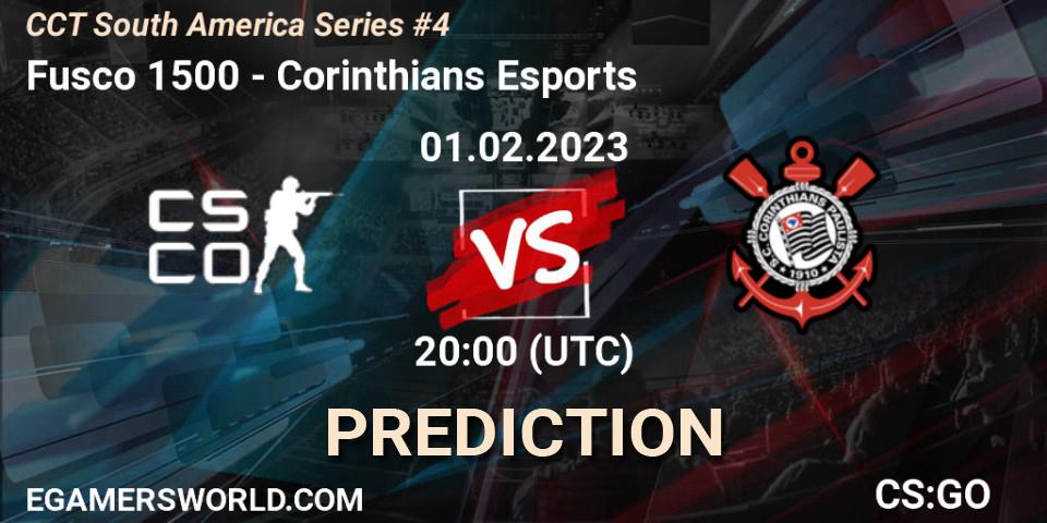 Prognose für das Spiel Fuscão 1500 VS Corinthians Esports. 01.02.23. CS2 (CS:GO) - CCT South America Series #4