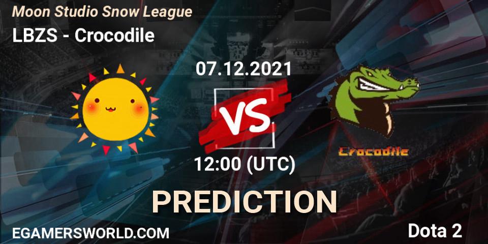 Prognose für das Spiel LBZS VS Crocodile. 07.12.2021 at 13:06. Dota 2 - Moon Studio Snow League
