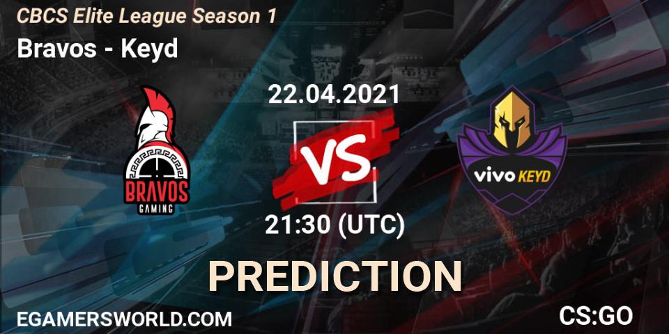 Prognose für das Spiel Bravos VS Keyd. 23.04.2021 at 21:30. Counter-Strike (CS2) - CBCS Elite League Season 1