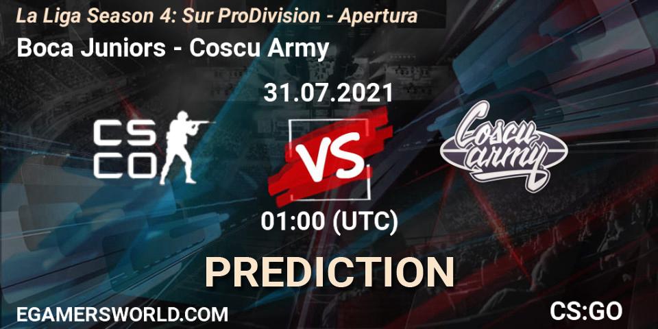 Prognose für das Spiel Boca Juniors VS Coscu Army. 31.07.21. CS2 (CS:GO) - La Liga Season 4: Sur Pro Division - Apertura