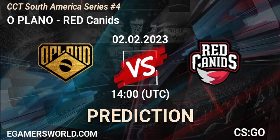 Prognose für das Spiel O PLANO VS RED Canids. 02.02.23. CS2 (CS:GO) - CCT South America Series #4