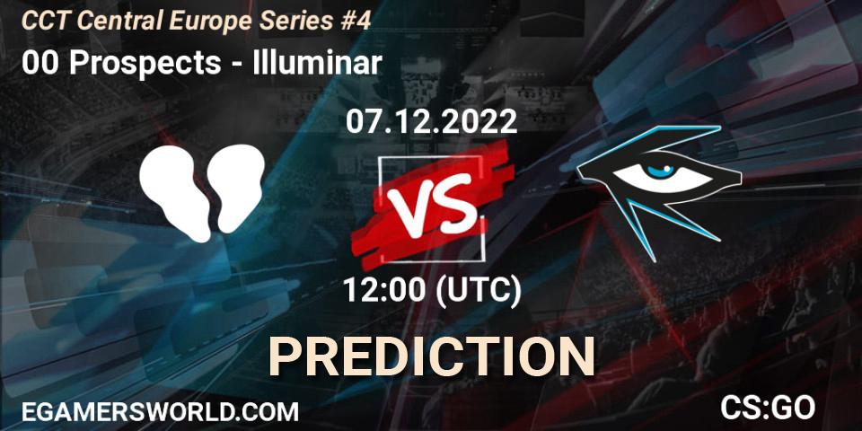 Prognose für das Spiel 00 Prospects VS Illuminar. 07.12.22. CS2 (CS:GO) - CCT Central Europe Series #4