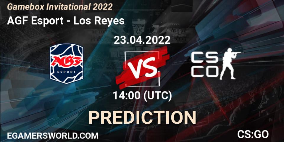 Prognose für das Spiel AGF Esport VS Los Reyes. 23.04.22. CS2 (CS:GO) - Gamebox Invitational 2022
