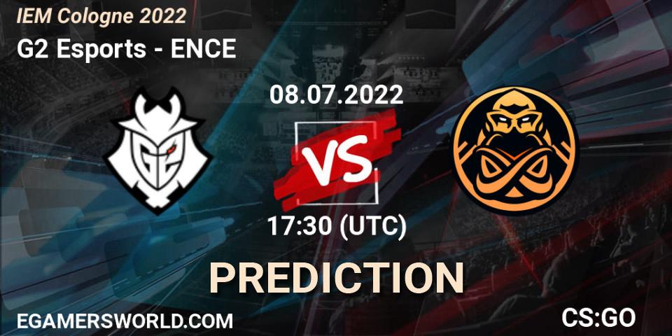 Prognose für das Spiel G2 Esports VS ENCE. 08.07.22. CS2 (CS:GO) - IEM Cologne 2022