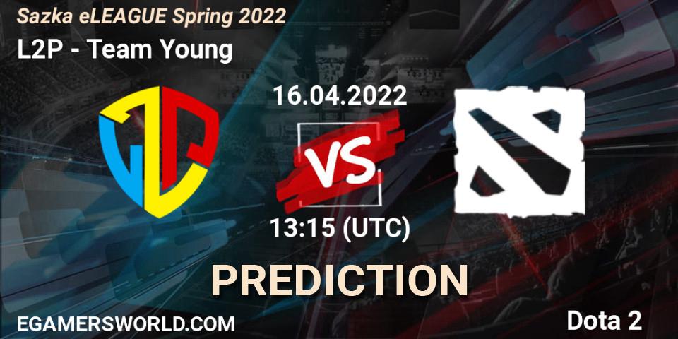Prognose für das Spiel L2P VS Team Young. 16.04.2022 at 13:15. Dota 2 - Sazka eLEAGUE Spring 2022