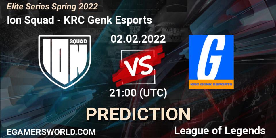 Prognose für das Spiel Ion Squad VS KRC Genk Esports. 02.02.2022 at 21:00. LoL - Elite Series Spring 2022