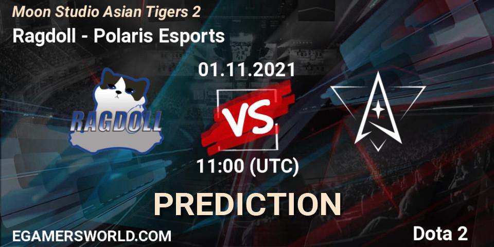 Prognose für das Spiel Ragdoll VS Polaris Esports. 04.11.2021 at 07:08. Dota 2 - Moon Studio Asian Tigers 2
