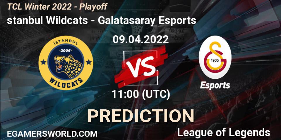 Prognose für das Spiel İstanbul Wildcats VS Galatasaray Esports. 09.04.2022 at 13:00. LoL - TCL Winter 2022 - Playoff