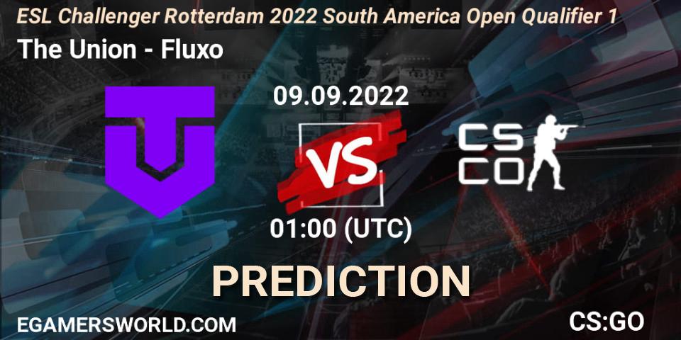 Prognose für das Spiel The Union VS Fluxo. 09.09.22. CS2 (CS:GO) - ESL Challenger Rotterdam 2022 South America Open Qualifier 1