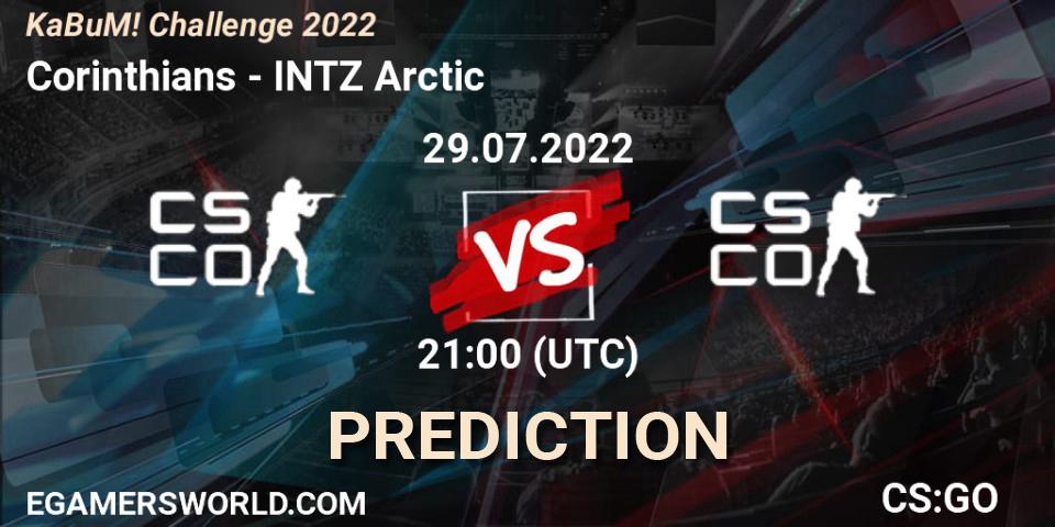 Prognose für das Spiel Corinthians VS INTZ Arctic. 29.07.2022 at 21:00. Counter-Strike (CS2) - KaBuM! Challenge 2022