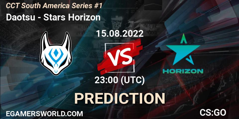 Prognose für das Spiel Daotsu VS Stars Horizon. 15.08.2022 at 23:00. Counter-Strike (CS2) - CCT South America Series #1