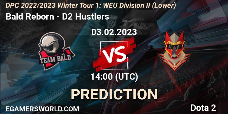 Prognose für das Spiel Bald Reborn VS D2 Hustlers. 03.02.23. Dota 2 - DPC 2022/2023 Winter Tour 1: WEU Division II (Lower)