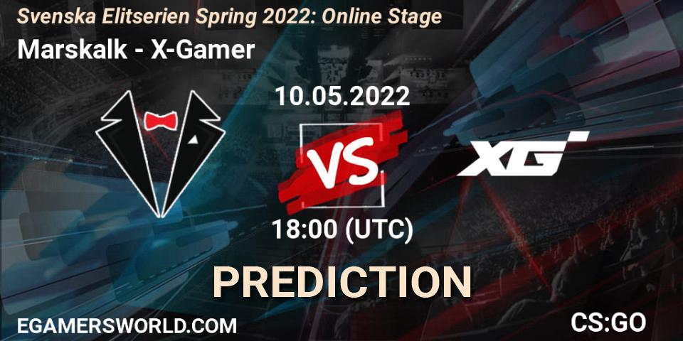 Prognose für das Spiel Marskalk VS X-Gamer. 10.05.2022 at 18:00. Counter-Strike (CS2) - Svenska Elitserien Spring 2022: Online Stage