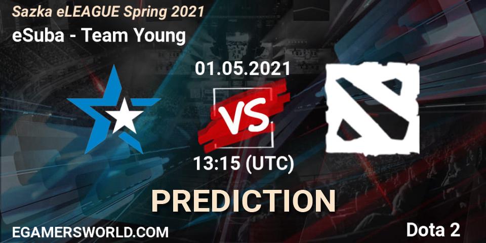 Prognose für das Spiel eSuba VS Team Young. 01.05.2021 at 13:13. Dota 2 - Sazka eLEAGUE Spring 2021