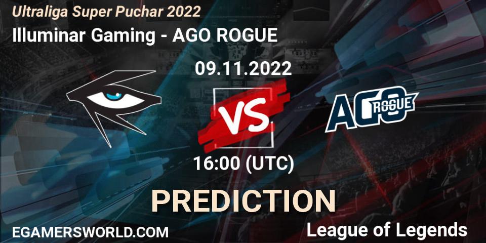 Prognose für das Spiel Illuminar Gaming VS AGO ROGUE. 09.11.2022 at 16:00. LoL - Ultraliga Super Puchar 2022