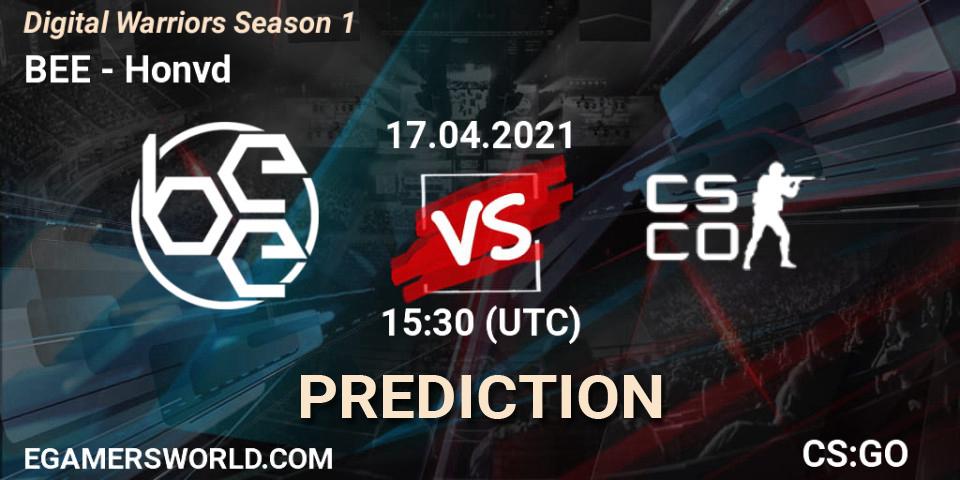 Prognose für das Spiel BEE VS Honvéd. 17.04.2021 at 15:50. Counter-Strike (CS2) - Digital Warriors Season 1