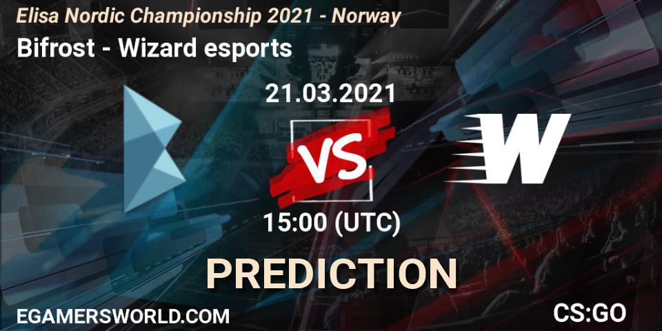 Prognose für das Spiel Bifrost VS Wizard esports. 21.03.2021 at 15:00. Counter-Strike (CS2) - Elisa Nordic Championship 2021 - Norway
