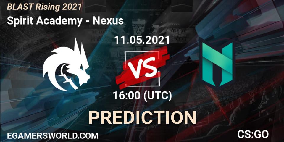 Prognose für das Spiel Spirit Academy VS Nexus. 11.05.21. CS2 (CS:GO) - BLAST Rising 2021