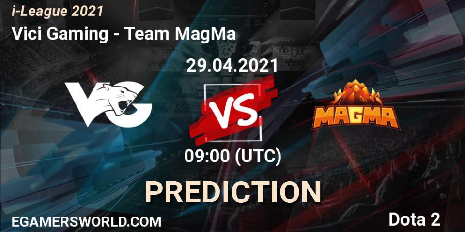 Prognose für das Spiel Vici Gaming VS Team MagMa. 29.04.2021 at 09:00. Dota 2 - i-League 2021 Season 1