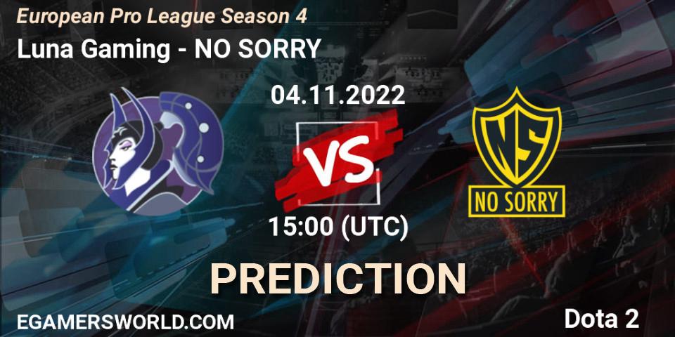 Prognose für das Spiel MooN team VS NO SORRY. 05.11.2022 at 13:04. Dota 2 - European Pro League Season 4