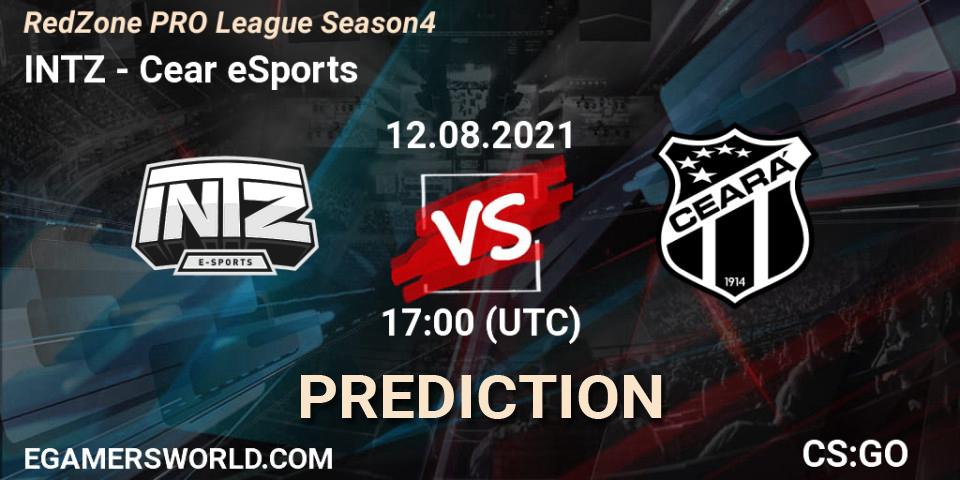 Prognose für das Spiel INTZ VS Ceará eSports. 12.08.2021 at 23:00. Counter-Strike (CS2) - RedZone PRO League Season 4