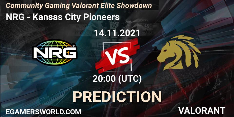 Prognose für das Spiel NRG VS Kansas City Pioneers. 14.11.2021 at 20:00. VALORANT - Community Gaming Valorant Elite Showdown
