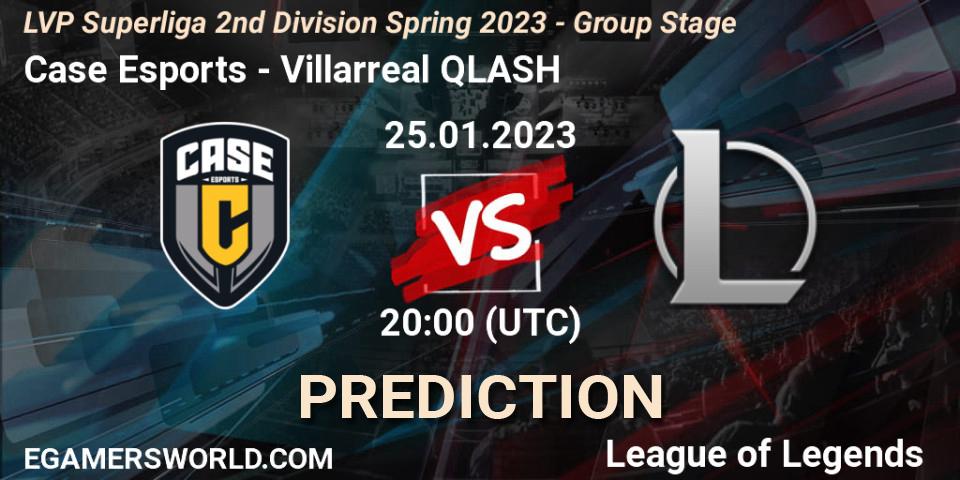 Prognose für das Spiel Case Esports VS Villarreal QLASH. 25.01.2023 at 20:00. LoL - LVP Superliga 2nd Division Spring 2023 - Group Stage