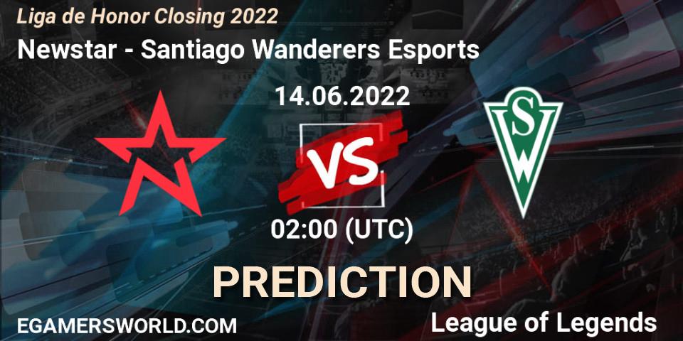 Prognose für das Spiel Newstar VS Santiago Wanderers Esports. 14.06.2022 at 02:00. LoL - Liga de Honor Closing 2022