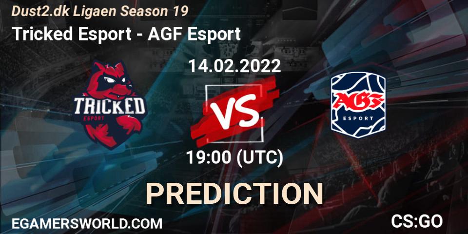 Prognose für das Spiel Tricked Esport VS AGF Esport. 14.02.2022 at 19:00. Counter-Strike (CS2) - Dust2.dk Ligaen Season 19