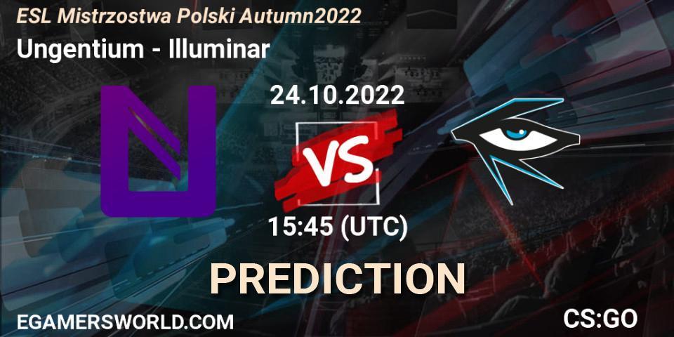 Prognose für das Spiel Ungentium VS Illuminar. 24.10.2022 at 15:45. Counter-Strike (CS2) - ESL Mistrzostwa Polski Autumn 2022