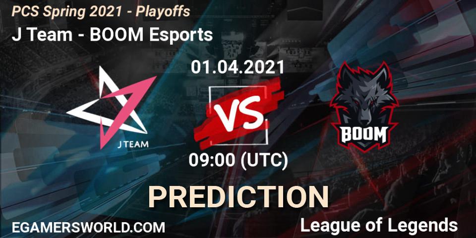 Prognose für das Spiel J Team VS BOOM Esports. 01.04.2021 at 09:00. LoL - PCS Spring 2021 - Playoffs