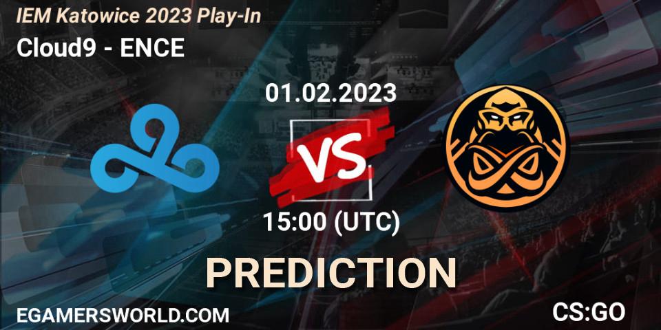 Prognose für das Spiel Cloud9 VS ENCE. 01.02.23. CS2 (CS:GO) - IEM Katowice 2023 Play-In