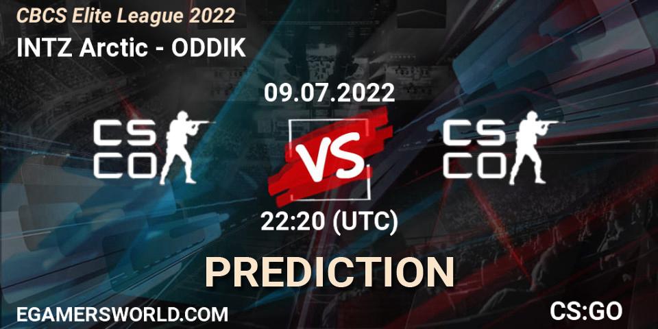 Prognose für das Spiel INTZ Arctic VS ODDIK. 10.07.22. CS2 (CS:GO) - CBCS Elite League 2022