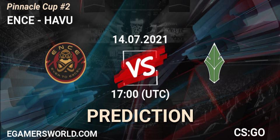 Prognose für das Spiel ENCE VS HAVU. 14.07.21. CS2 (CS:GO) - Pinnacle Cup #2