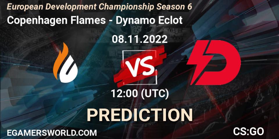 Prognose für das Spiel Copenhagen Flames VS Dynamo Eclot. 08.11.22. CS2 (CS:GO) - European Development Championship Season 6