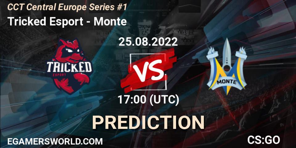 Prognose für das Spiel Tricked Esport VS Monte. 25.08.22. CS2 (CS:GO) - CCT Central Europe Series #1