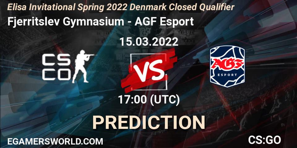 Prognose für das Spiel Fjerritslev Gymnasium VS AGF Esport. 15.03.22. CS2 (CS:GO) - Elisa Invitational Spring 2022 Denmark Closed Qualifier
