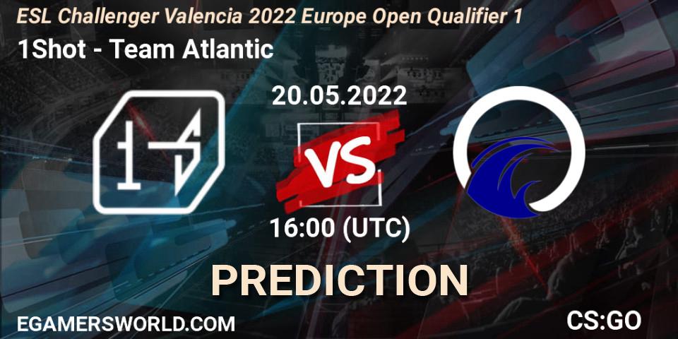 Prognose für das Spiel 1Shot VS Team Atlantic. 20.05.22. CS2 (CS:GO) - ESL Challenger Valencia 2022 Europe Open Qualifier 1