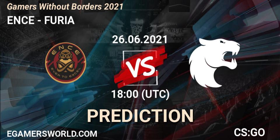 Prognose für das Spiel ENCE VS FURIA. 26.06.21. CS2 (CS:GO) - Gamers Without Borders 2021