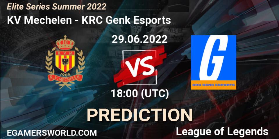 Prognose für das Spiel KV Mechelen VS KRC Genk Esports. 29.06.2022 at 18:00. LoL - Elite Series Summer 2022