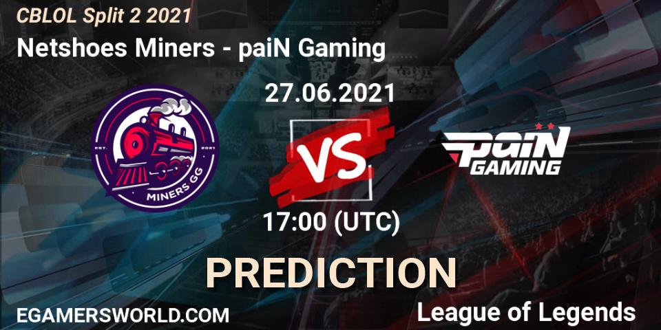 Prognose für das Spiel Netshoes Miners VS paiN Gaming. 27.06.2021 at 17:00. LoL - CBLOL Split 2 2021