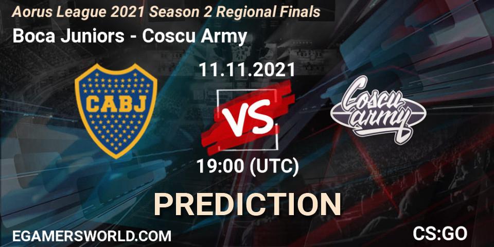 Prognose für das Spiel Boca Juniors VS Coscu Army. 11.11.21. CS2 (CS:GO) - Aorus League 2021 Season 2 Regional Finals