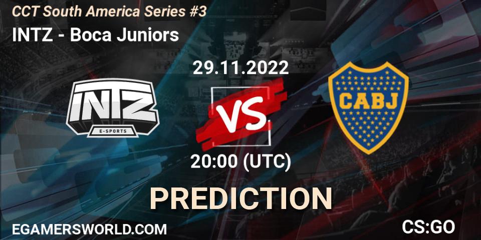 Prognose für das Spiel INTZ VS Boca Juniors. 29.11.22. CS2 (CS:GO) - CCT South America Series #3