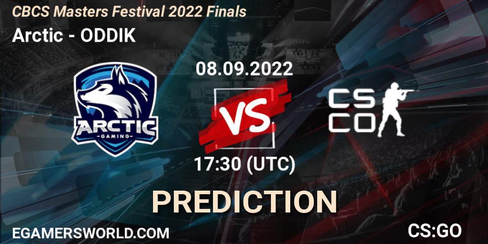 Prognose für das Spiel Arctic VS ODDIK. 08.09.22. CS2 (CS:GO) - CBCS Masters Festival 2022 Finals