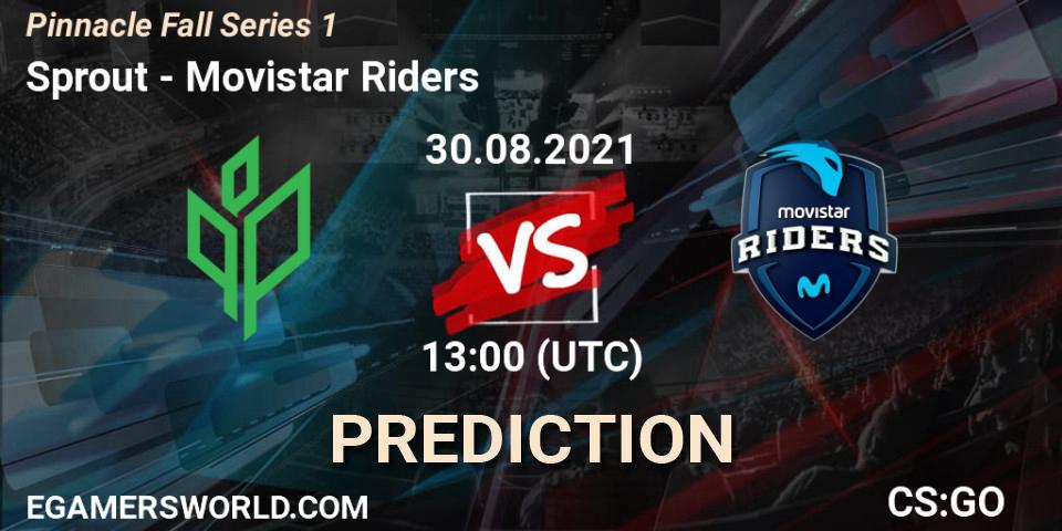 Prognose für das Spiel Sprout VS Movistar Riders. 30.08.2021 at 13:20. Counter-Strike (CS2) - Pinnacle Fall Series #1
