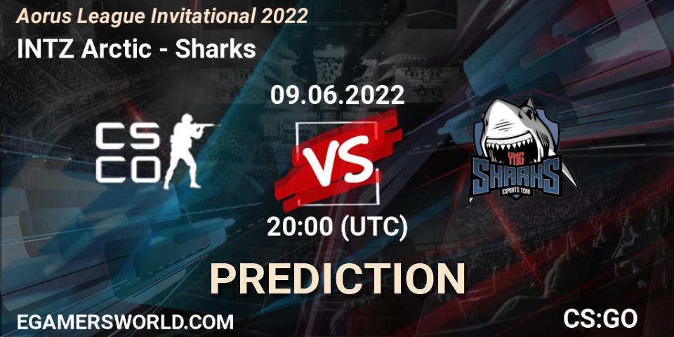 Prognose für das Spiel INTZ Arctic VS Sharks. 09.06.22. CS2 (CS:GO) - Aorus League Invitational 2022